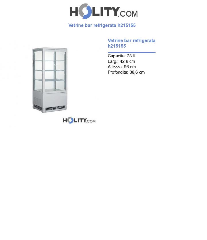Vetrine bar refrigerata h215155