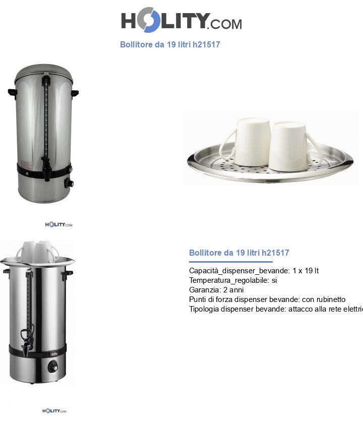 Bollitore da 19 litri h21517