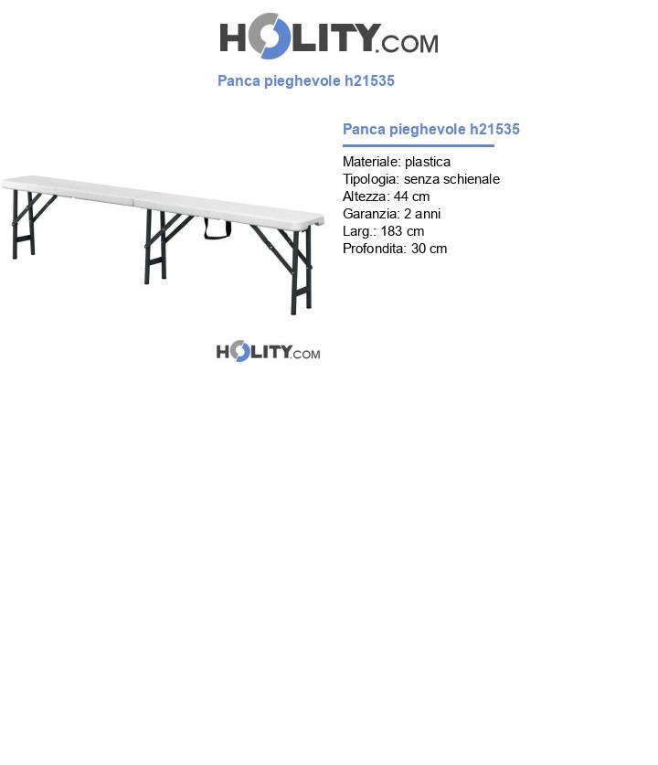 Panca pieghevole h21535