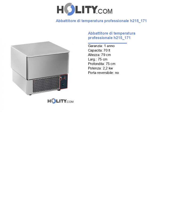 Abbattitore di temperatura professionale h215_171