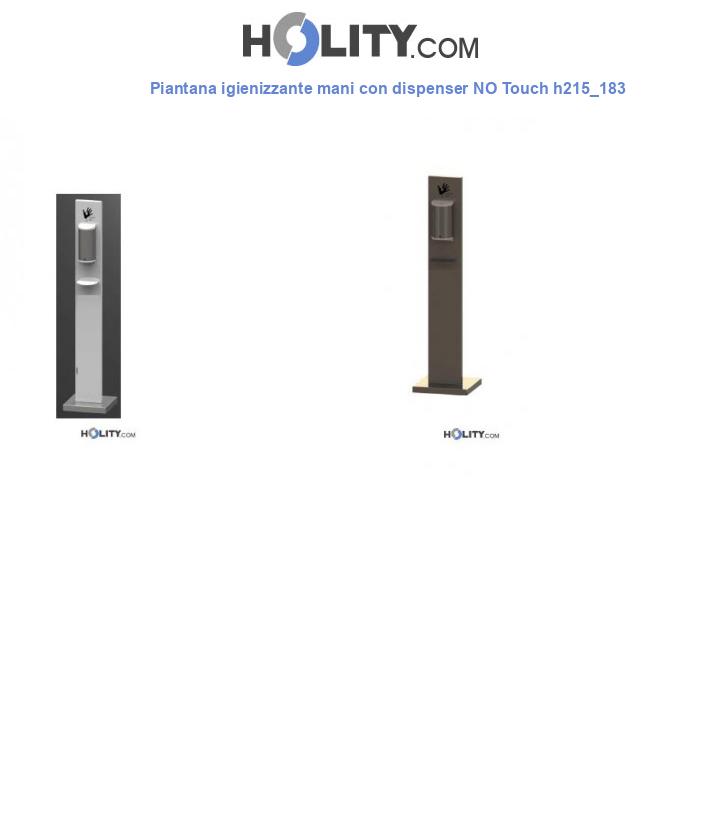 Piantana igienizzante mani con dispenser NO Touch h215_183