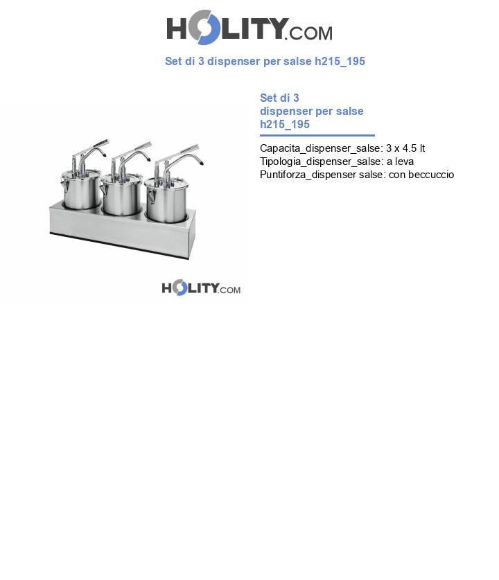 Set di 3 dispenser per salse h215_195