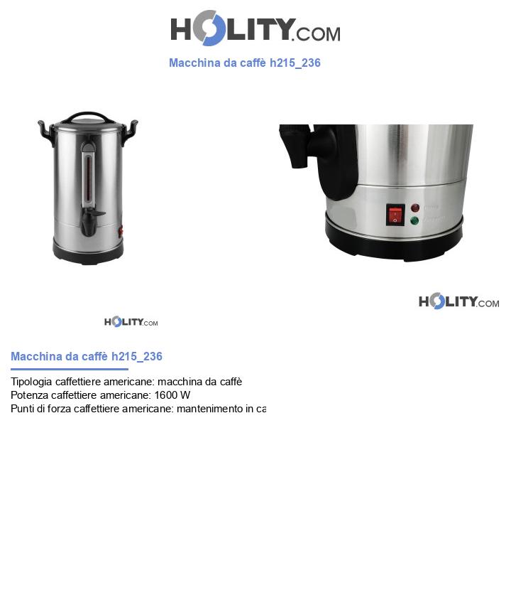 Macchina da caffè h215_236