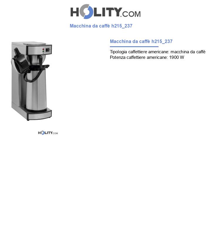 Macchina da caffè h215_237