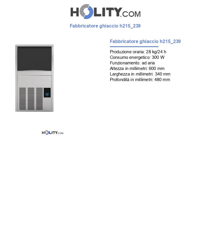 Fabbricatore ghiaccio h215_239