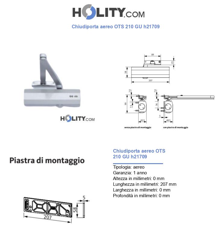 Chiudiporta aereo OTS 210 GU h21709