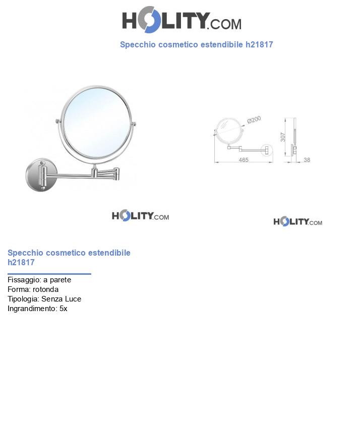 Specchio cosmetico estendibile h21817