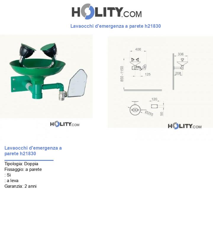 Lavaocchi d'emergenza a parete h21830
