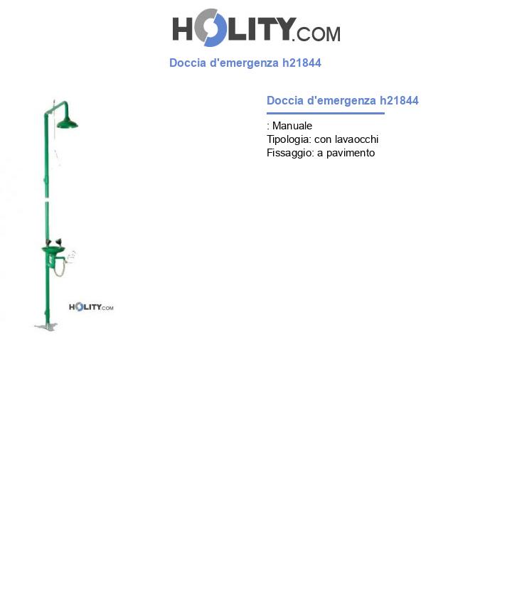 Doccia d'emergenza h21844