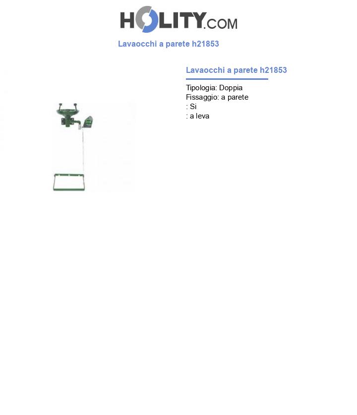 Lavaocchi a parete h21853