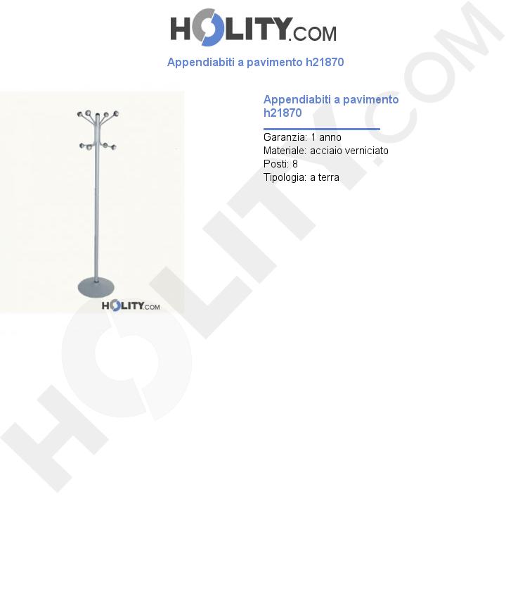 Appendiabiti a pavimento h21870