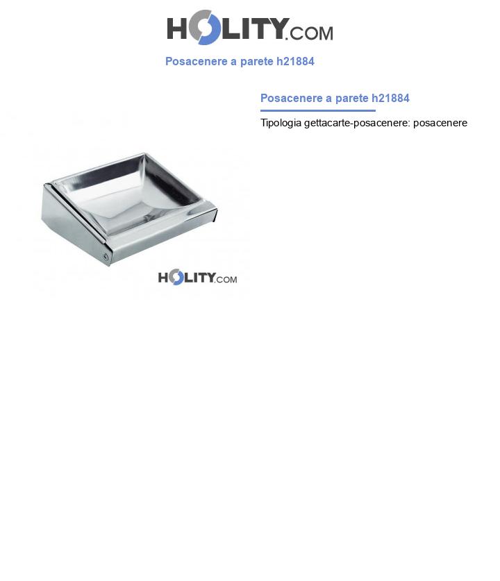 Posacenere a parete h21884