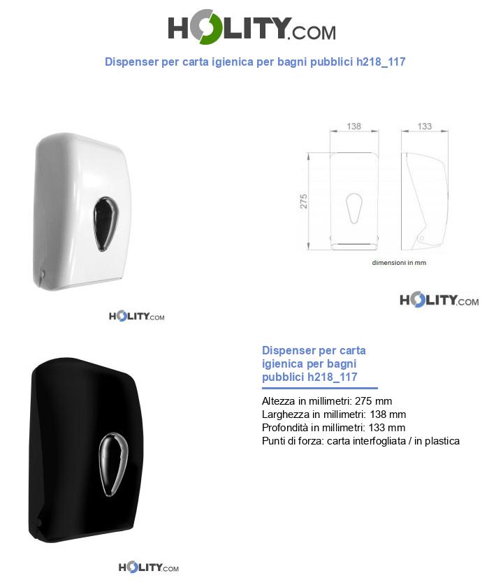 Dispenser per carta igienica per bagni pubblici h218_117