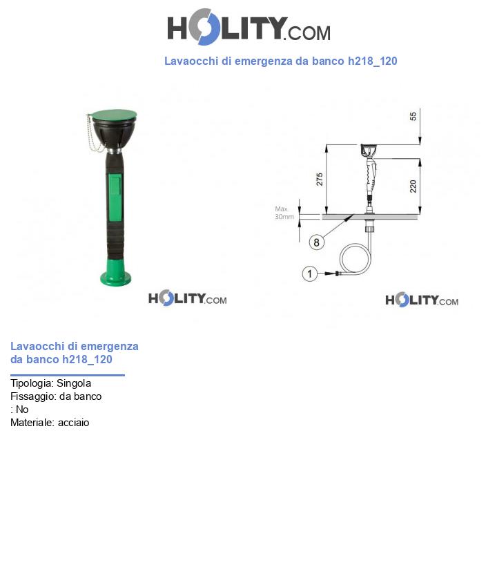 Lavaocchi di emergenza da banco h218_120