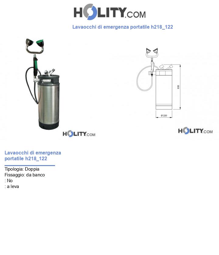 Lavaocchi di emergenza portatile h218_122