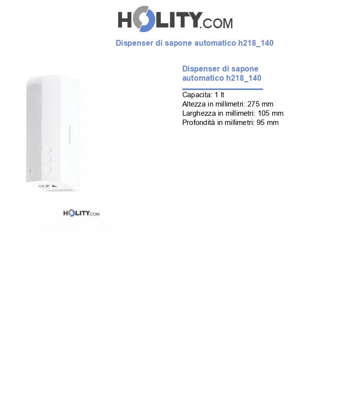 Dispenser di sapone automatico h218_140
