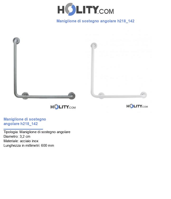 Maniglione di sostegno angolare h218_142