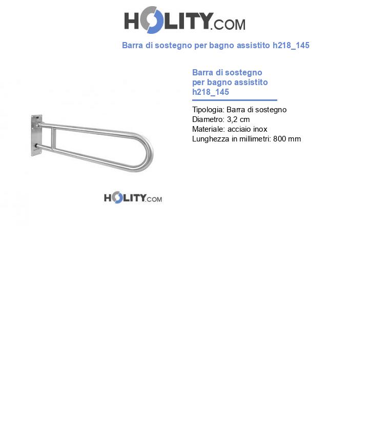 Barra di sostegno per bagno assistito h218_145