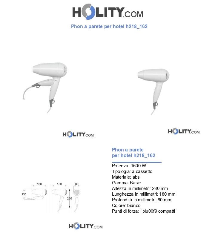 Phon a parete per hotel h218_162