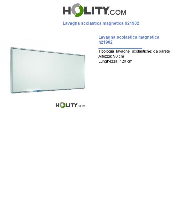 Lavagna scolastica magnetica h21902