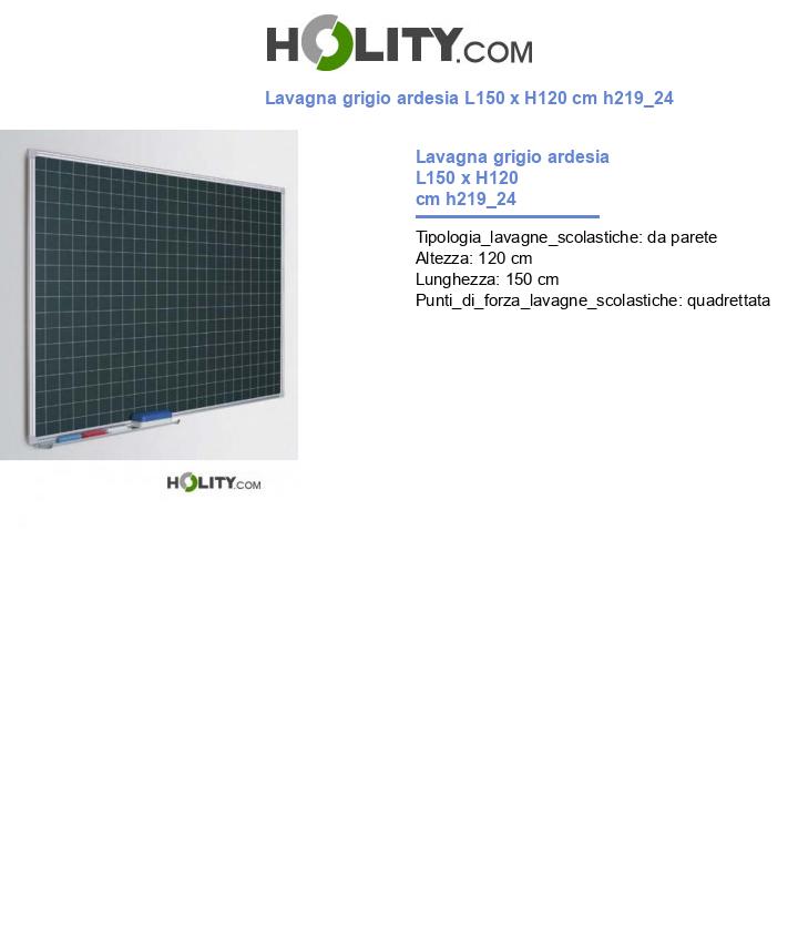 Lavagna grigio ardesia L150 x H120 cm h219_24