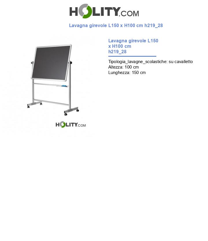 Lavagna girevole L150 x H100 cm h219_28