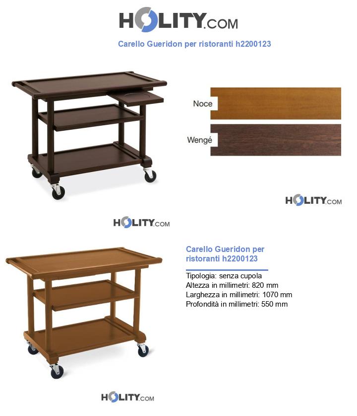 Carello Gueridon per ristoranti h2200123