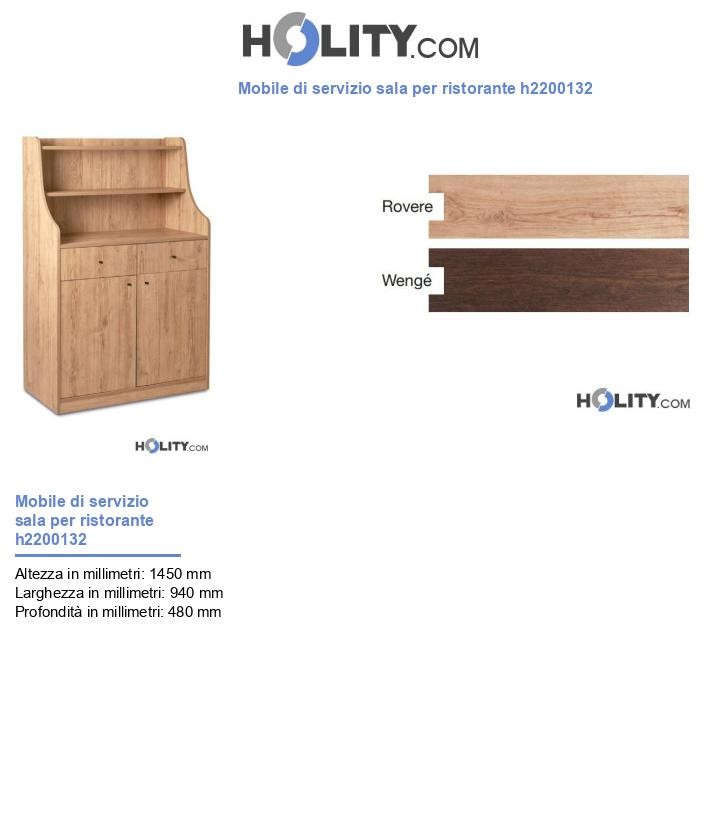 Mobile di servizio sala per ristorante h2200132