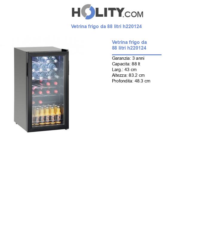 Vetrina frigo da 88 litri h220124