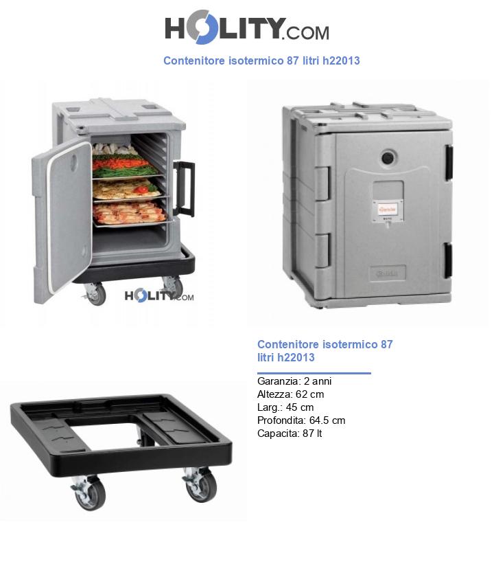 Contenitore isotermico 87 litri h22013