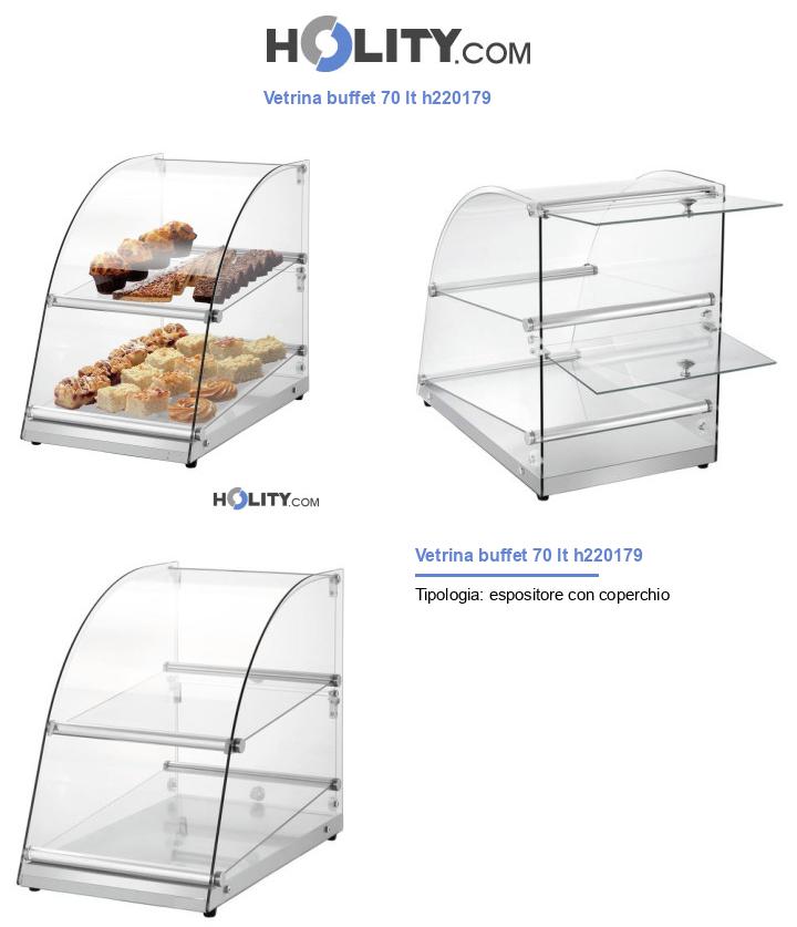 Vetrina buffet 70 lt h220179