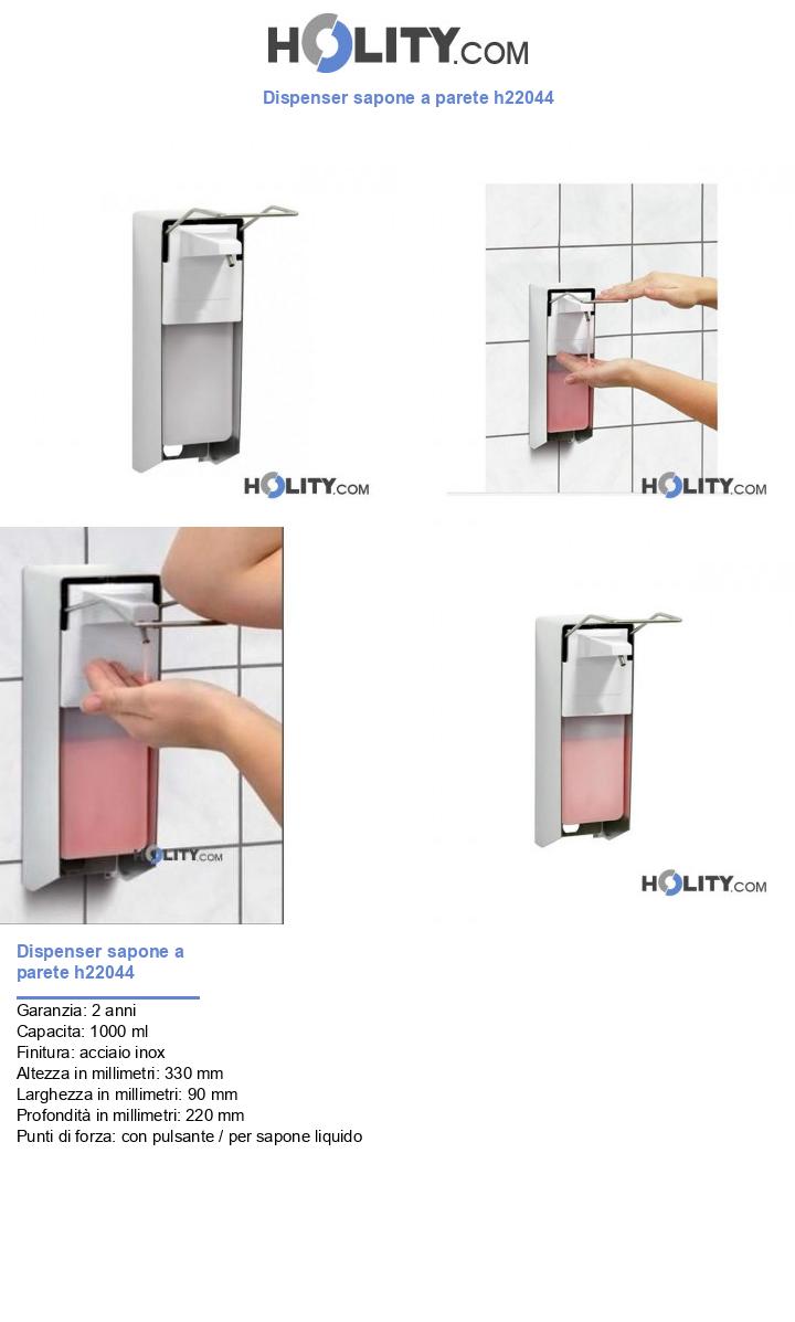 Dispenser sapone a parete h22044