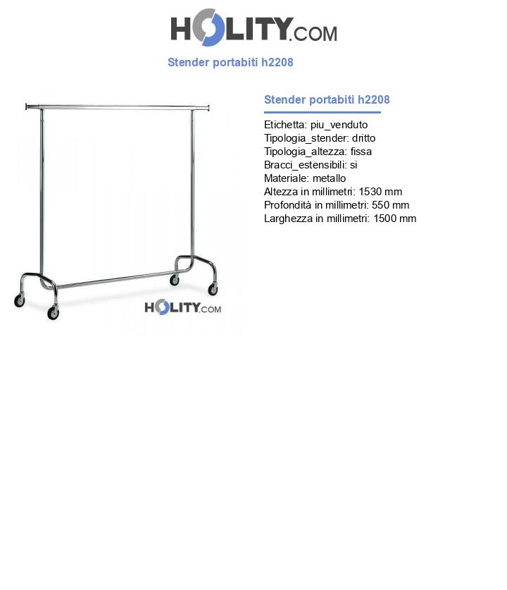 Stender portabiti h2208