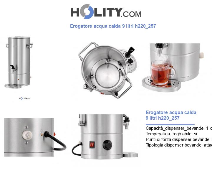 Erogatore acqua calda 9 litri h220_257