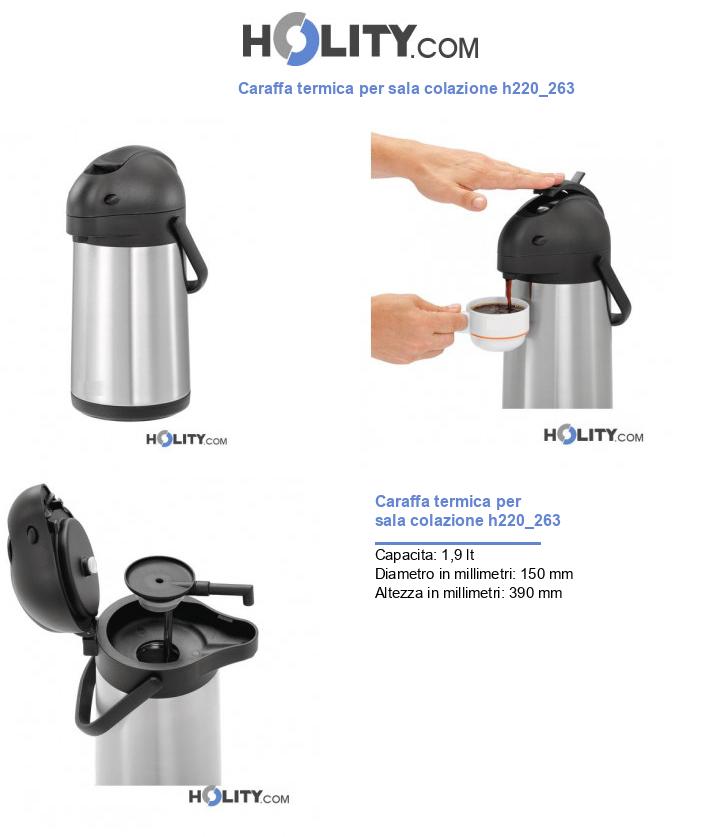Caraffa termica per sala colazione h220_263