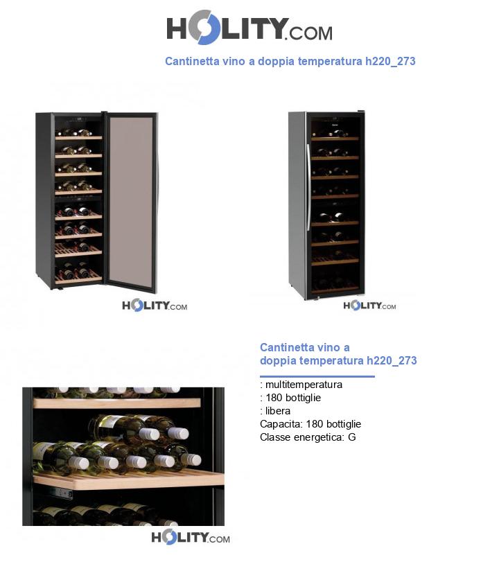 Cantinetta vino a doppia temperatura h220_273