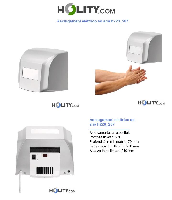 Asciugamani elettrico ad aria h220_287