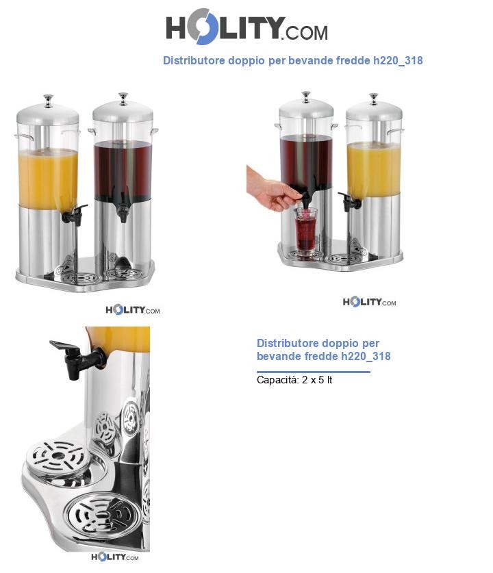 Distributore doppio per bevande fredde h220_318