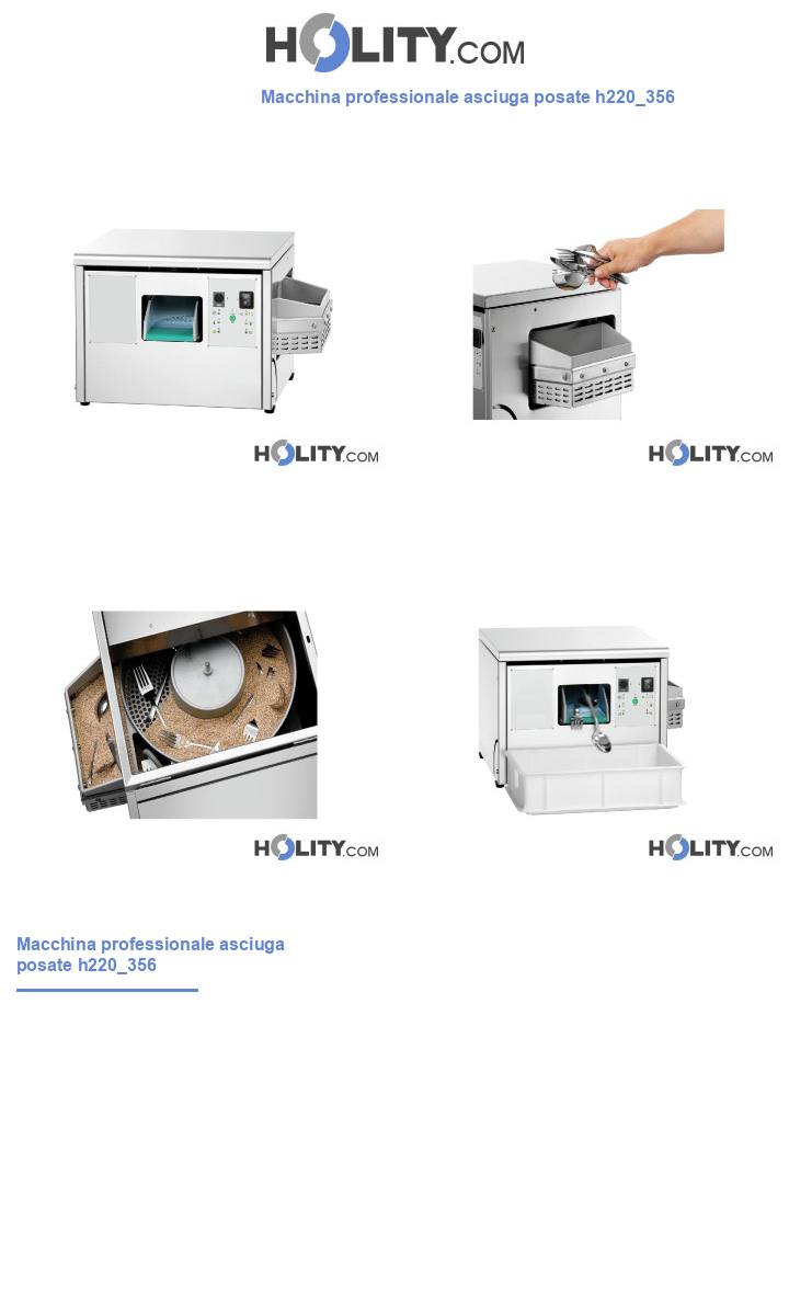 Macchina professionale asciuga posate h220_356