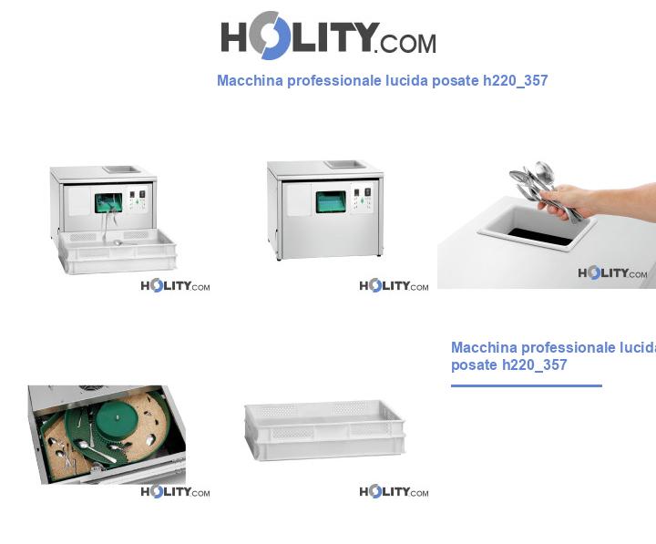 Macchina professionale lucida posate h220_357