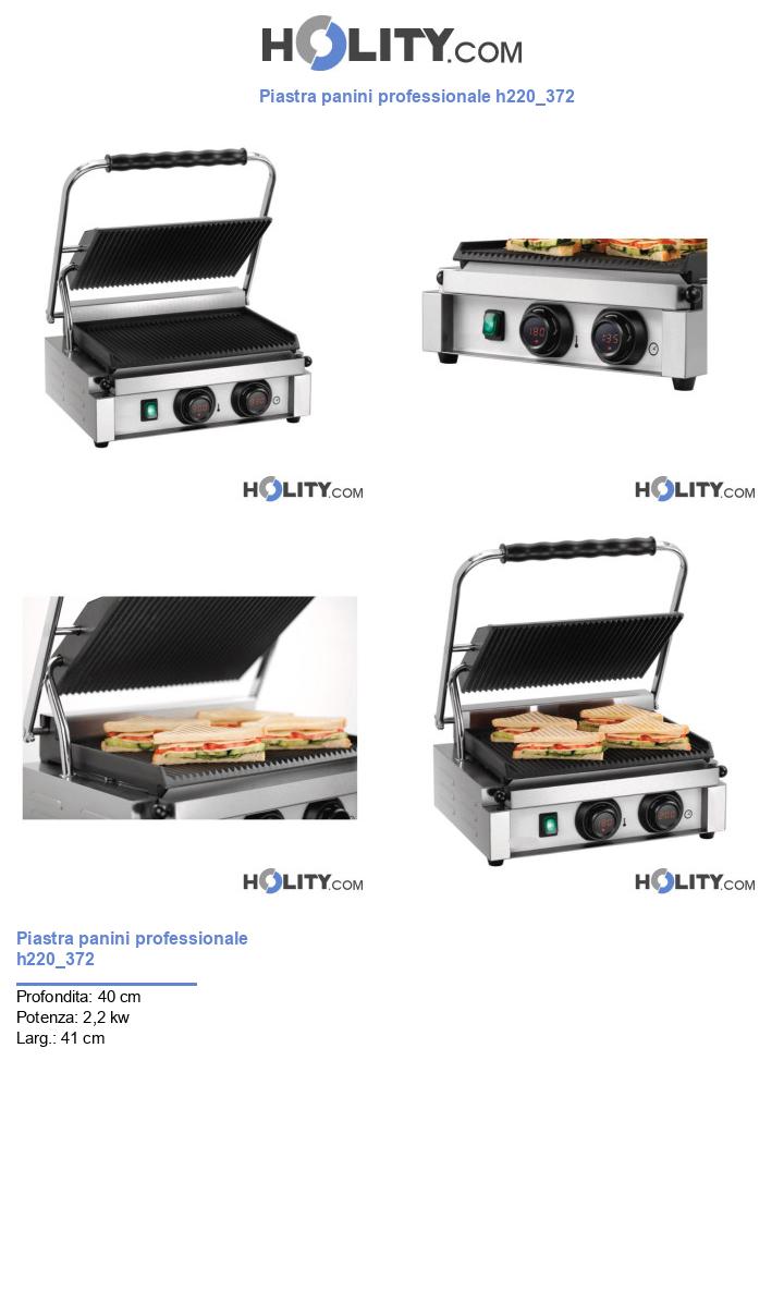 Piastra panini professionale h220_372
