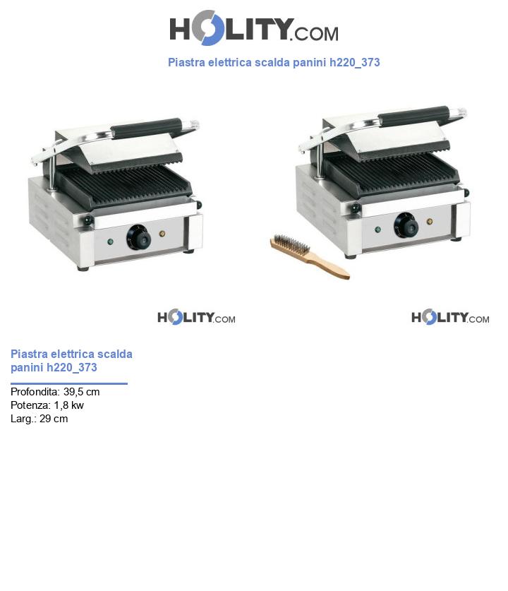 Piastra elettrica scalda panini h220_373