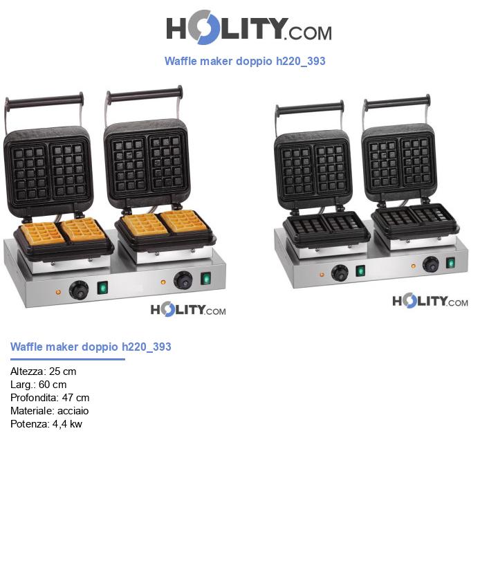 Waffle maker doppio h220_393