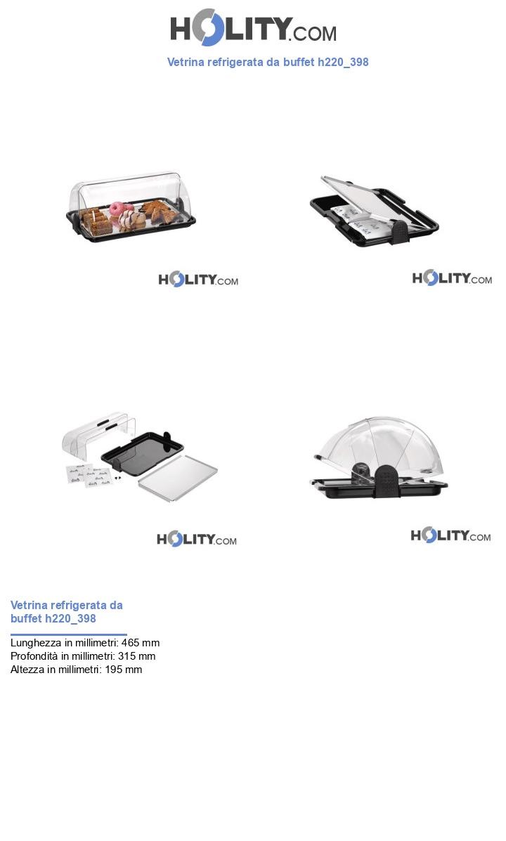 Vetrina refrigerata da buffet h220_398
