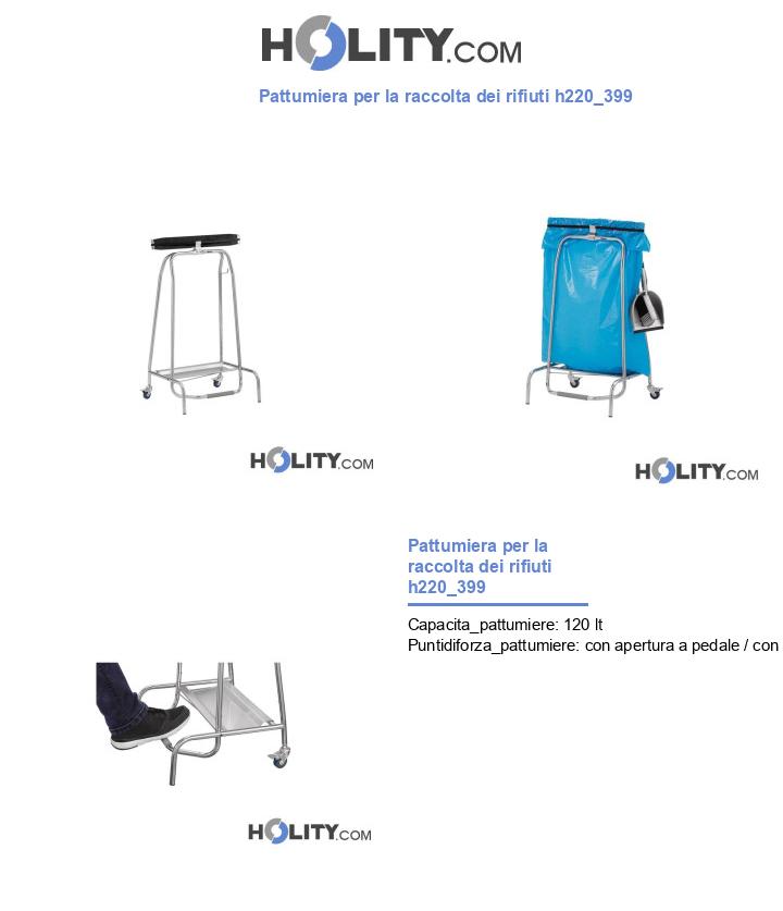 Pattumiera per la raccolta dei rifiuti h220_399