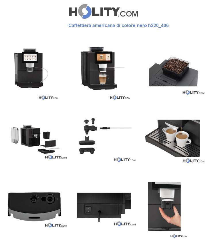 Caffettiera americana di colore nero h220_406