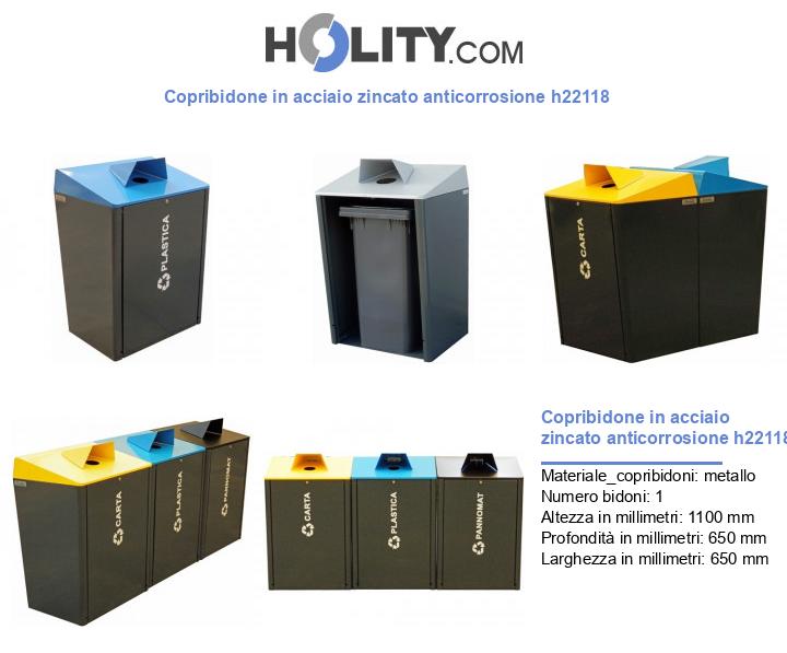 Copribidone in acciaio zincato anticorrosione h22118