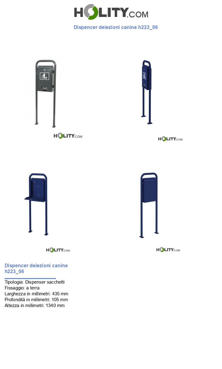 Dispencer deiezioni canine h223_06
