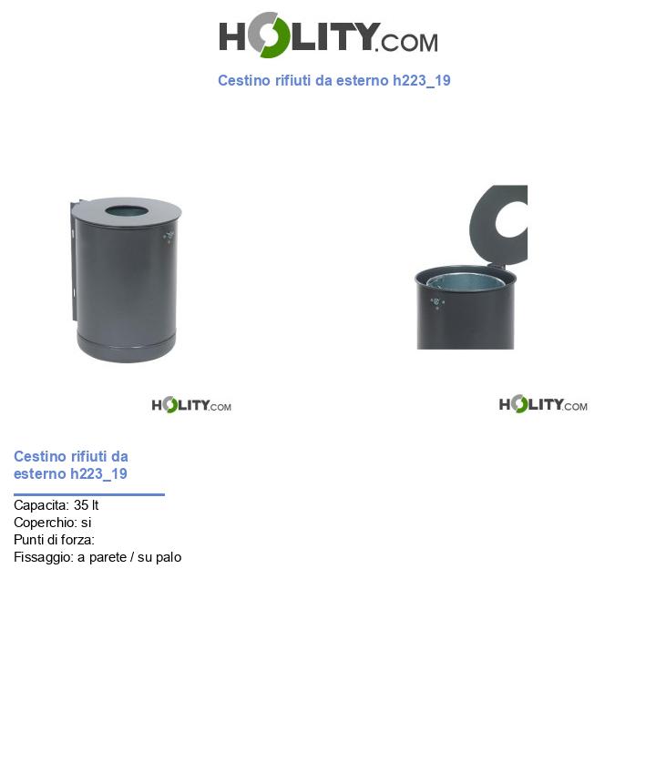 Cestino rifiuti da esterno h223_19