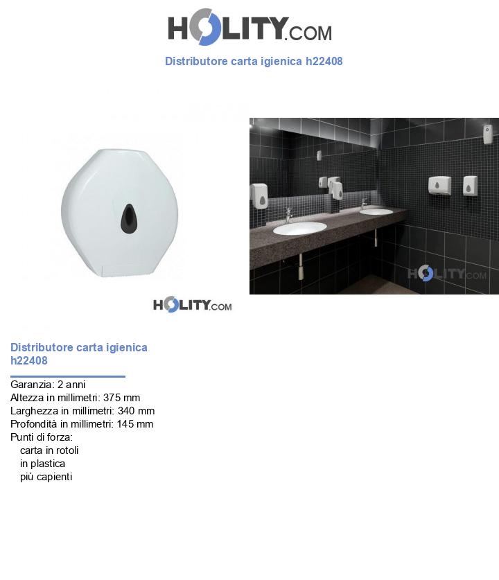 Distributore carta igienica h22408